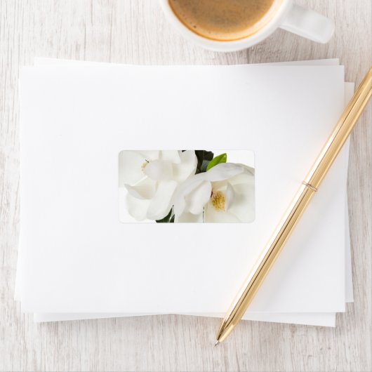 Étiquette Flower Magnolia (En situation)