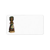 Étiquette Flower Maiden (Devant)