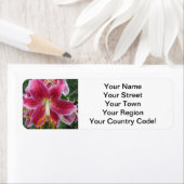 Étiquette Flower Violet (En situation)