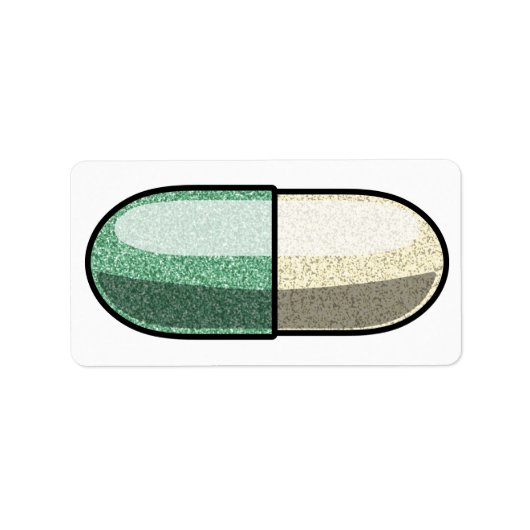 Étiquette Fluoxétine pailletée (Devant)