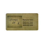 Étiquette Fly-fishing (Devant)