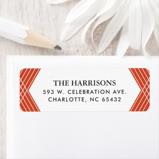 Étiquette Focus festive | Orange | (En situation)