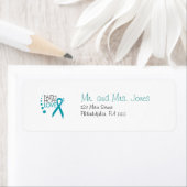 Étiquette Foi, Espoir, Amour - Cancer de l'ovaire (En situation)