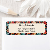 Étiquette Foliage botanique d'hiver (En situation)