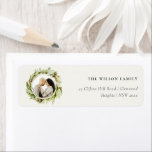 Étiquette Folithe Winter Wreath Christmas Adresse photo<br><div class="desc">Si vous avez besoin d'une personnalisation supplémentaire,  n'hésitez pas à m'envoyer un message sur yellowfebstudio@gmail.com .</div>