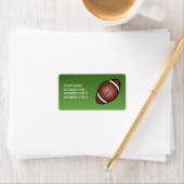 Étiquette Football Rugby Ball (En situation)