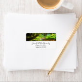 Étiquette Forest Creek Beau paysage naturel (En situation)