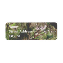 Forest Tree Return Address Labels – Nature Theme