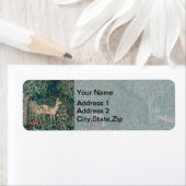 Étiquette Forêt de faune botanique de verdure de William Mor (En situation)