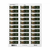 Étiquette Forêt de violon géant Imaginaire mignon (Feuille entière)