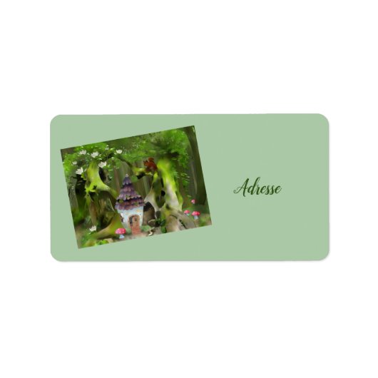 Étiquette Forêt de Wichtel (Devant)