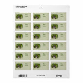 Étiquette Forêt de Wichtel (Feuille entière)