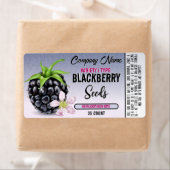 Étiquette Forfait Blackberry Seed (En situation)