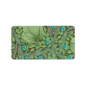 Étiquette Forget-Me-Nots, Wallpaper de William Morris (Devant)