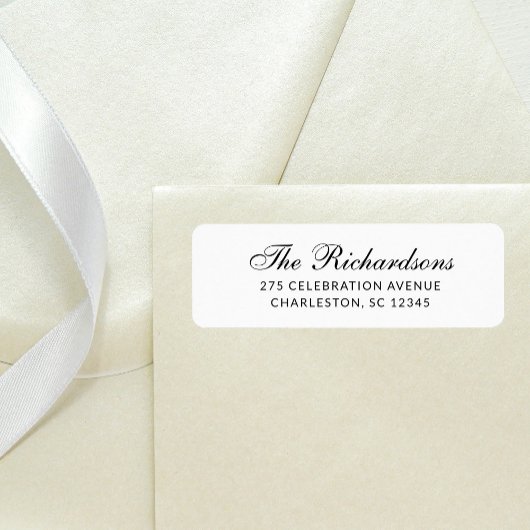 Étiquette Formal and Classic | Black and White