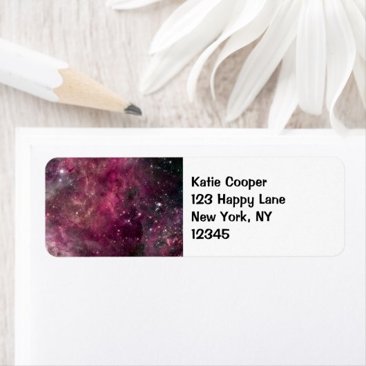 Étiquette Formation de nébula dans l'espace extra-atmosphéri (En situation)