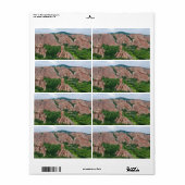 Étiquette Formations de vallée et de roches à Roxborough (Feuille entière)