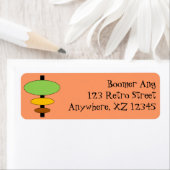 Étiquette Forme Rétro (En situation)