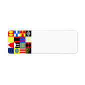 Étiquette Formes Bauhaus (Devant)