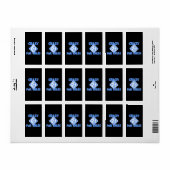 Étiquette Fou d'échecs (Feuille entière)