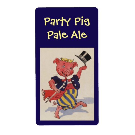 Étiquette Fournitures de brassage à la maison Bière Party Pi (Devant)