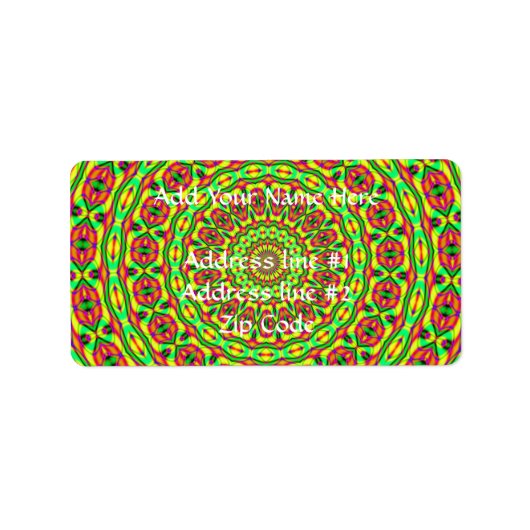 Étiquette Fractalscope 33 (Devant)