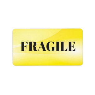 Étiquette Fragile