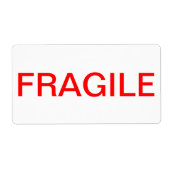 ÉTIQUETTE FRAGILE (Devant)