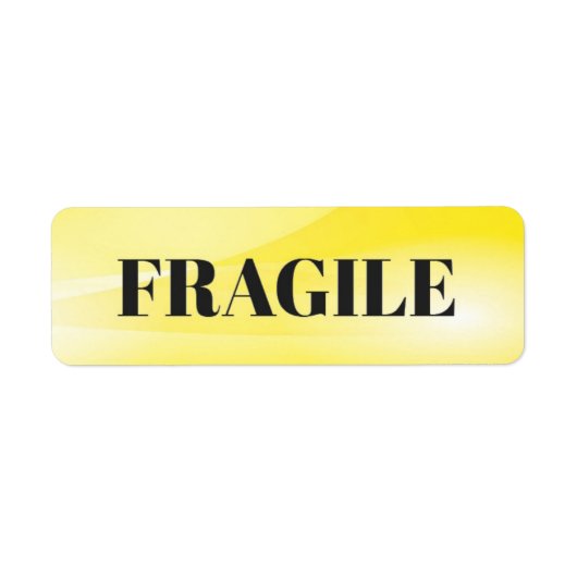 Étiquette Fragile (Devant)