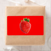 Étiquette Fraise d'été (En situation)