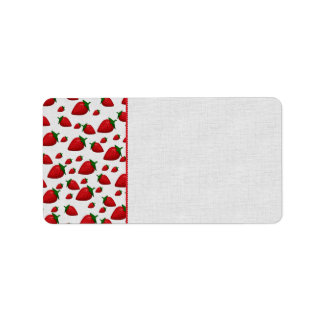 Étiquette Fraises