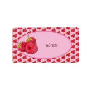 Étiquette Framboises 