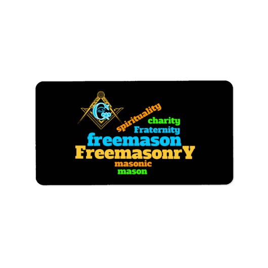 Étiquette Franc-maçonnerie (Devant)