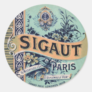 Étiquette français vintage