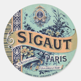 Étiquette français vintage