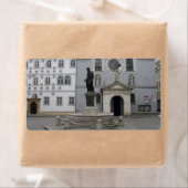 Étiquette Franziskanerplatz Vienne Autriche (En situation)