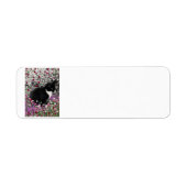 Étiquette Frappes en Fleurs II - Tuxedo Kitty Cat (Devant)