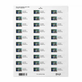 Étiquette Frédéric Bazille - La Réunion Familiale (Feuille entière)