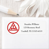 Étiquette Freemason de Saint-Royal (En situation)