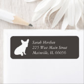 Étiquette French Bulldog Theme Party - Baby shower neutre (En situation)