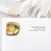 Étiquette French Macarons Bowl boulangerie pâtisserie (En situation)