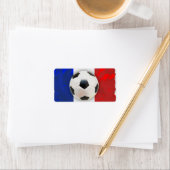 Étiquette French Soccer Address Label (En situation)