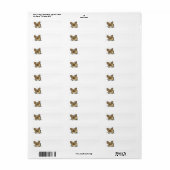 Étiquette Frenchie (Feuille entière)
