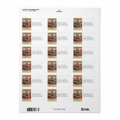 Étiquette Frère et Soeur Jouer maman et papa (Feuille entière)