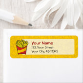 Étiquette Fries françaises (En situation)