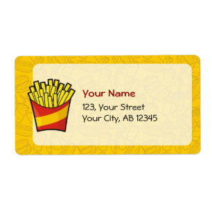 Étiquette Fries françaises