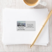 Étiquette From our new Address (En situation)