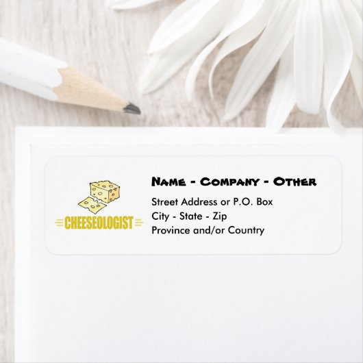 Étiquette Fromage drôle (En situation)