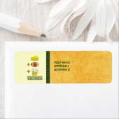 Étiquette Fromage Football Bière Wisconsin Funny (En situation)