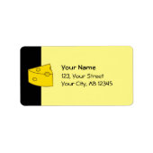 Étiquette Fromage jaune (Devant)